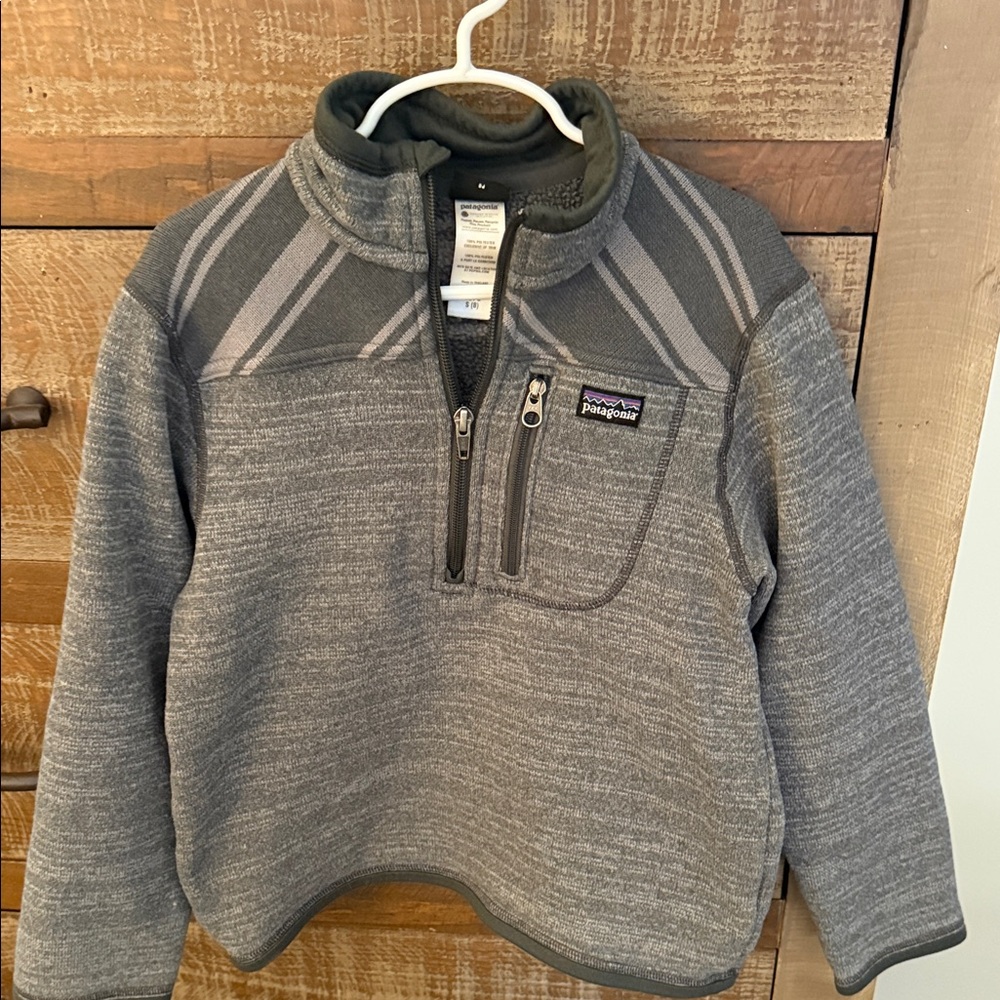 Patagonia Kids Charcoal Pullover Jacket